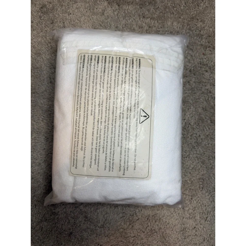 Utopia Bedding Queen‎ Mattress Protector Waterproof Breathable Terry Top White
